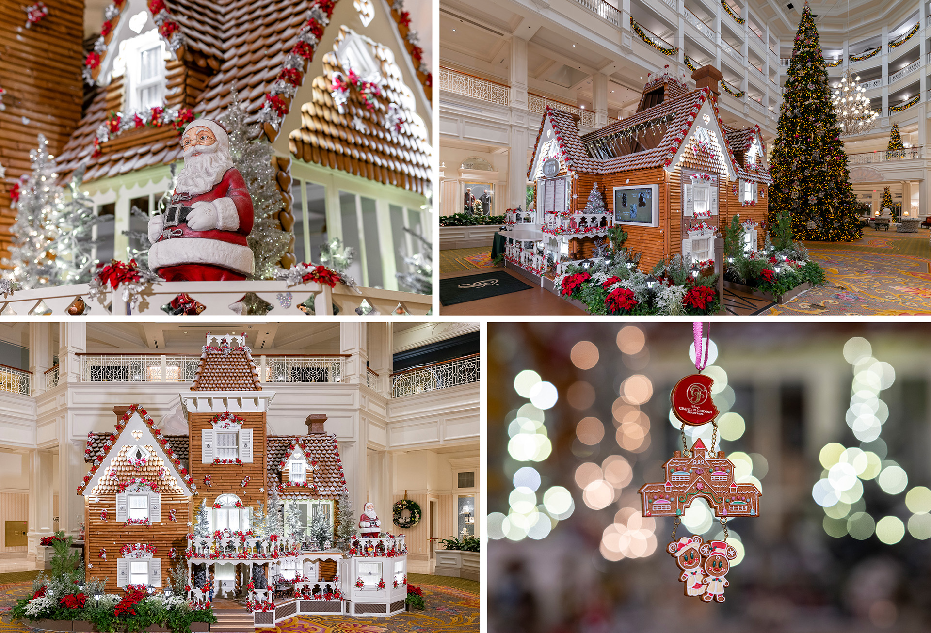 The Grand Floridian gingerbread house at Walt Disney World during the 2024 holiday season