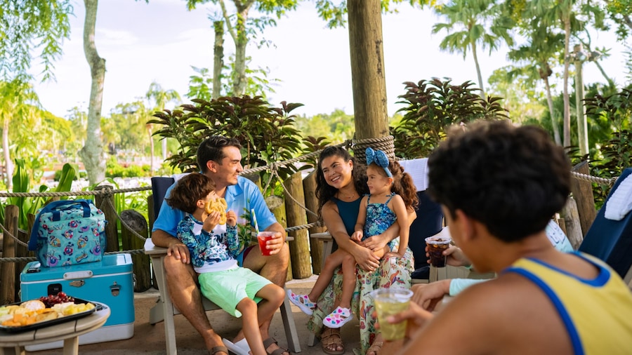 Snacks served during Disney H2O Glow After Hours at Typhoon Lagoon