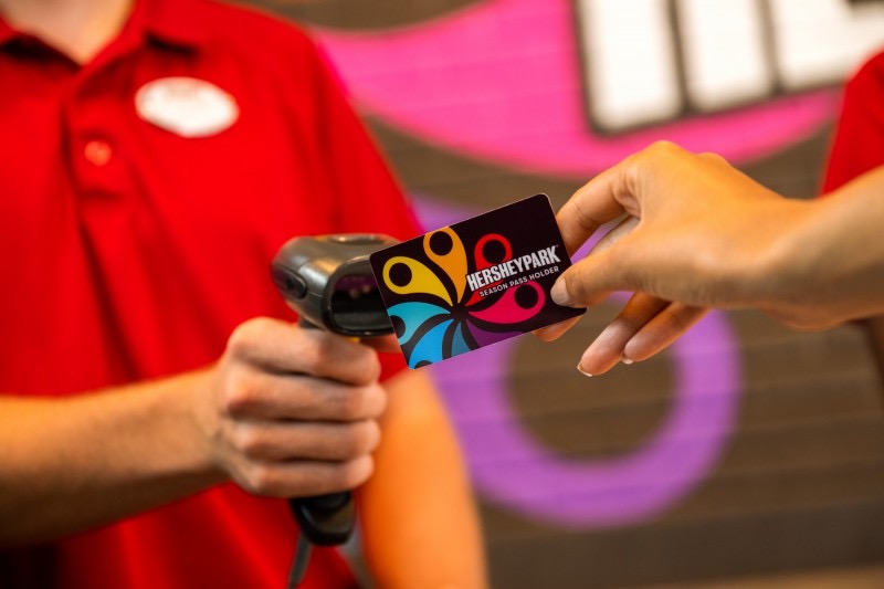 A pass scanned for a retail discount.