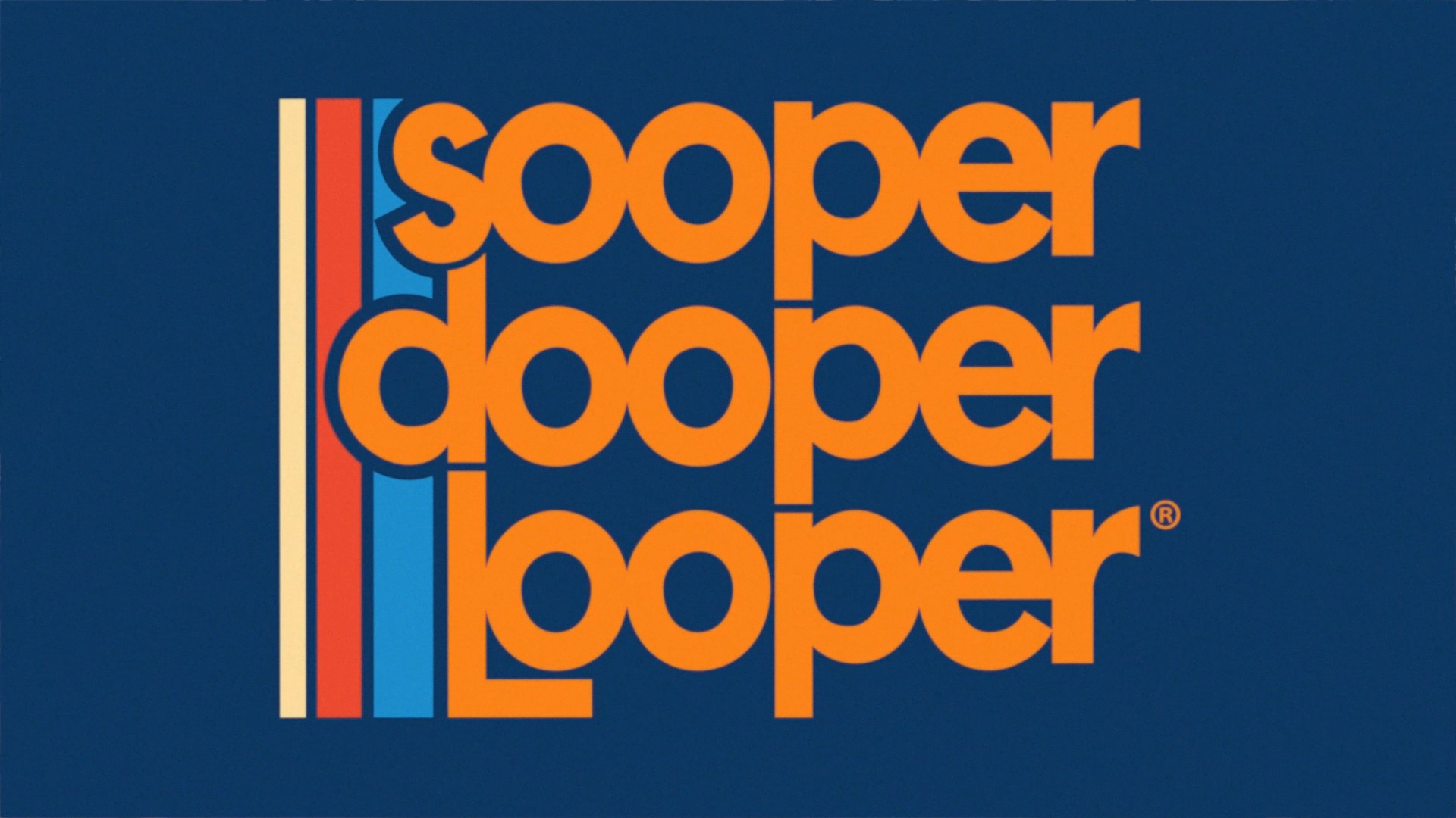 Hersheypark's sooperdooperLooper logo