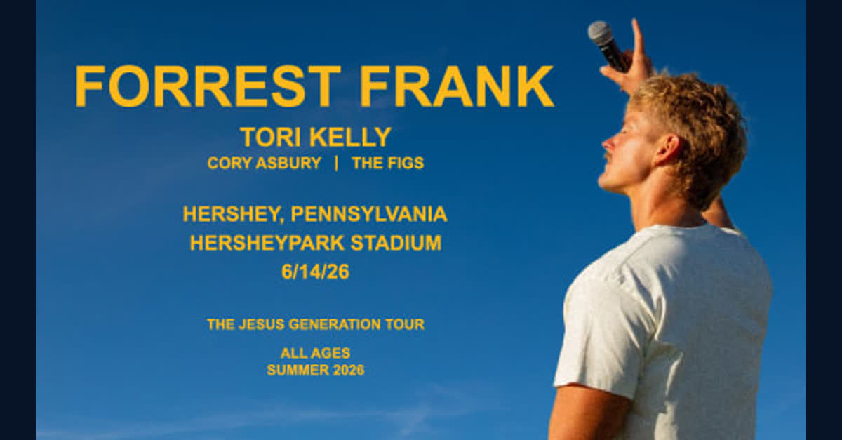 Forrest Frank concert image for Hersheypark Stadium