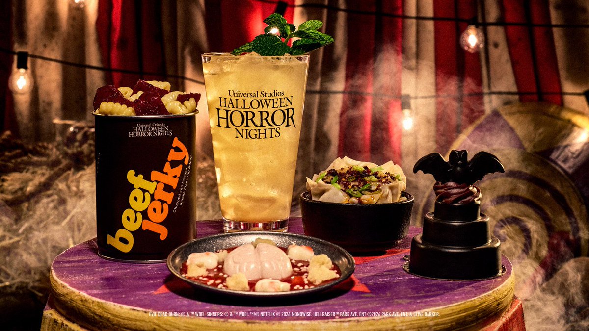 Infernal Carnival food and beverage spread