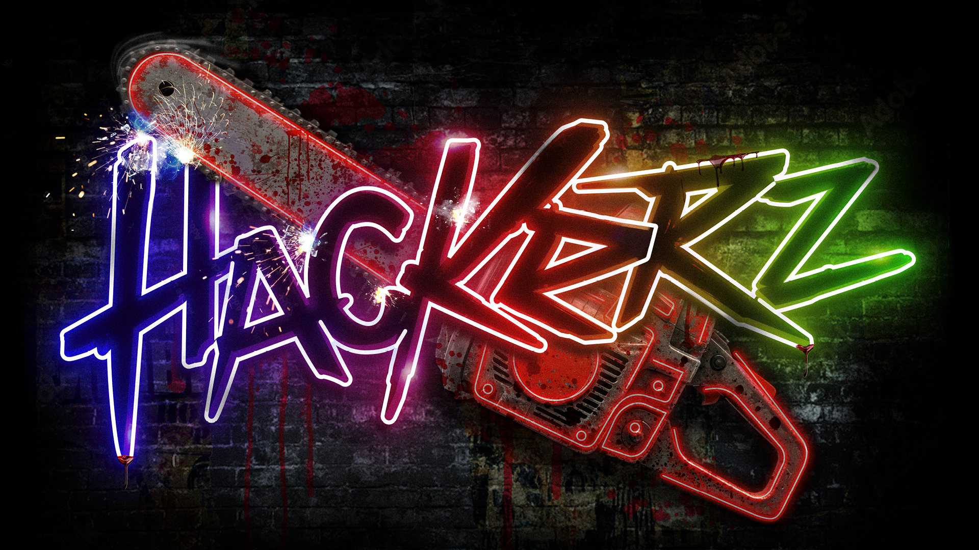 Hackerz Revenge of the Overseer scare zone artwork for Halloween Horror Nights Hollywood