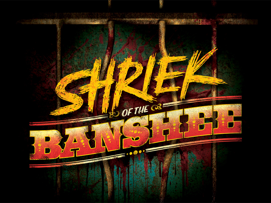 Shriek of the Banshee scare zone artwork for Halloween Horror Nights Hollywood