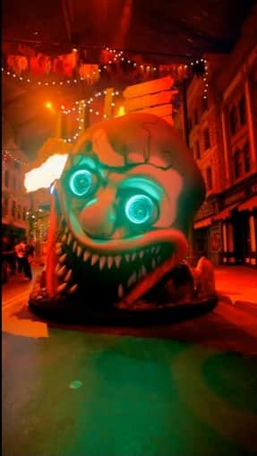 Halloween Horror Nights 14 teaser thumbnail with red-lit horror artwork