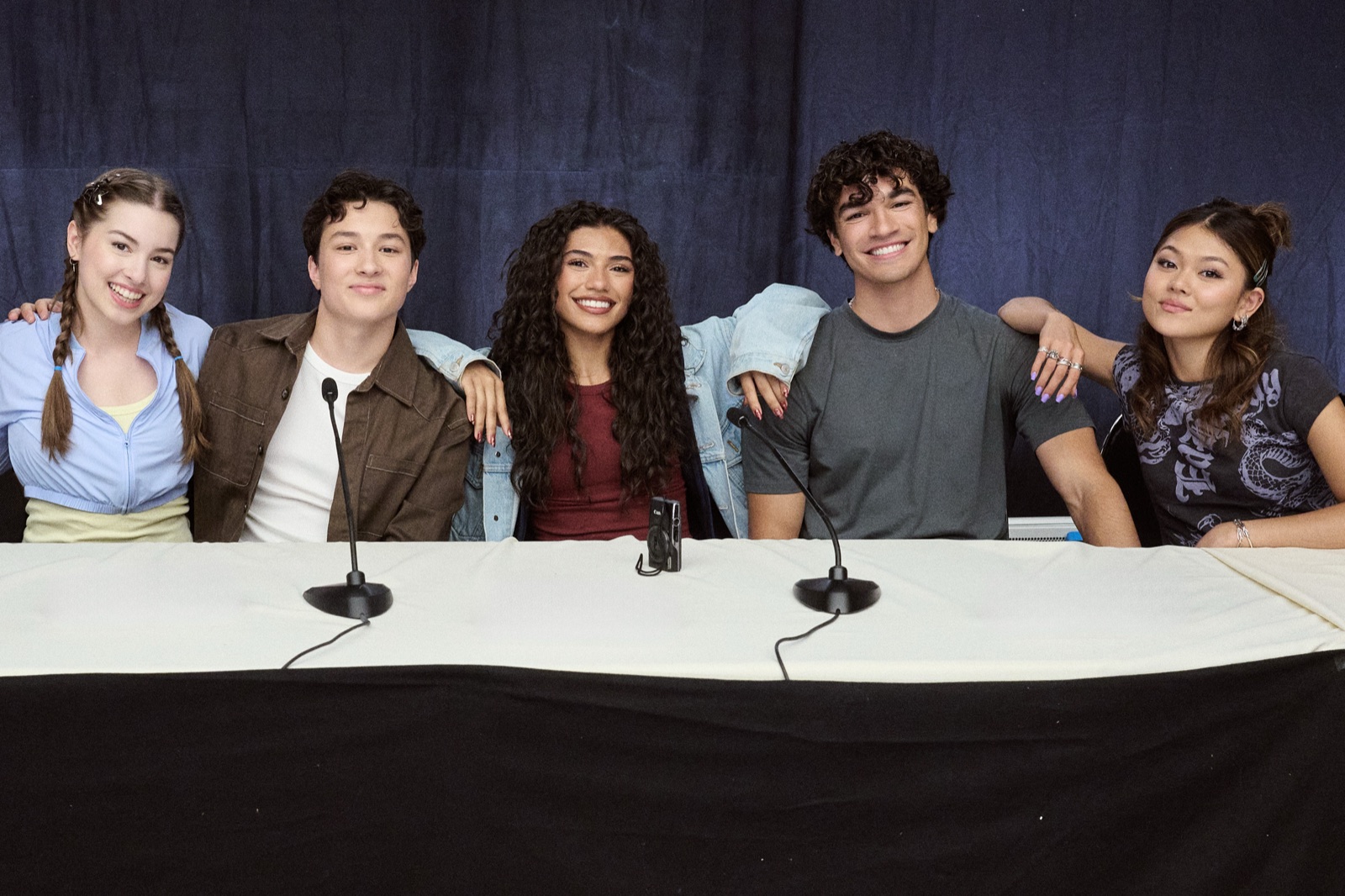 The young cast of Hidden Heroes: A Descendants Story poses together