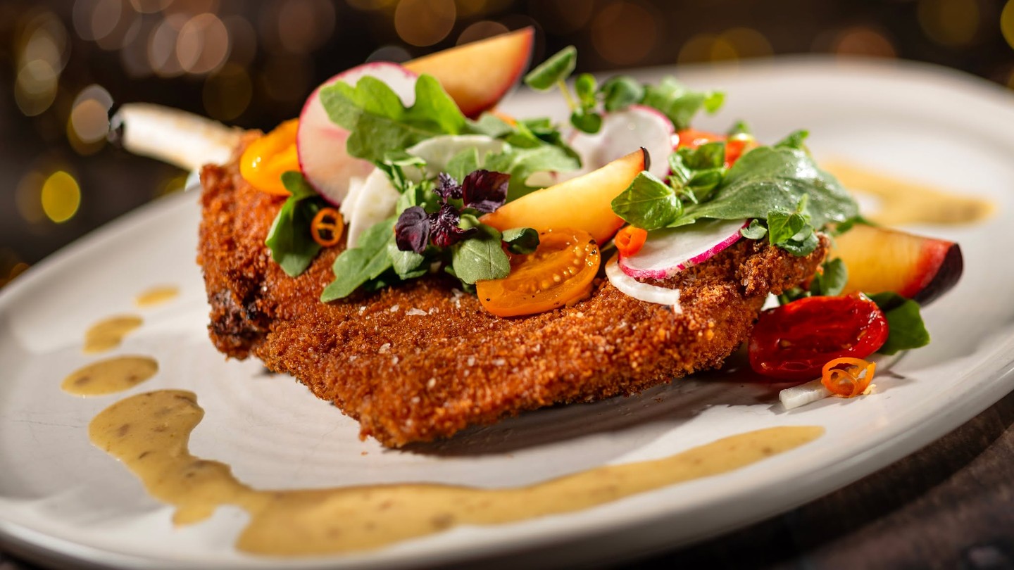 Fried pork chop from The Hollywood Brown Derby at Disney's Hollywood Studios