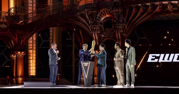 The Esports World Cup closing ceremony in Paris during the France-Saudi official visit