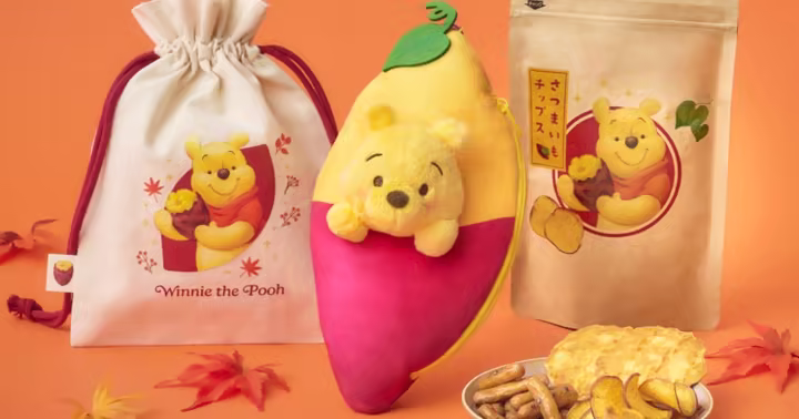 Winnie the Pooh sweet-potato snacks from Disney Store Japan