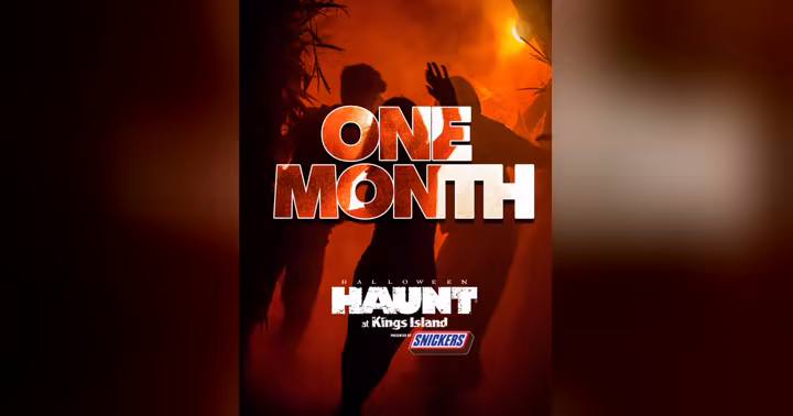 Halloween Haunt at Kings Island official September 25 announcement graphic