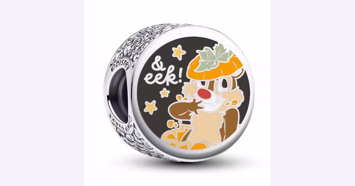 Chip and Dale Halloween Charm by Pandora from Disney Store