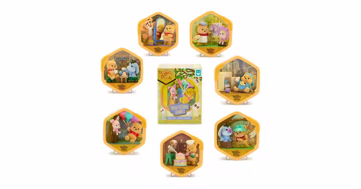 Winnie the Pooh Honeycomb Homes mystery figures and packaging from Disney Store