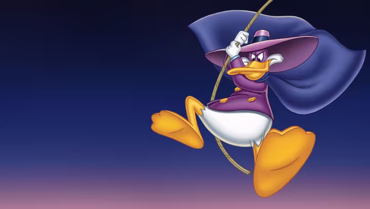 Darkwing Duck in the original Disney animated series