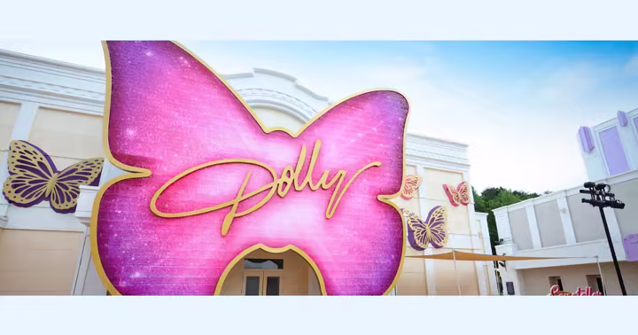 Dolly Parton entrance at The Dolly Parton Experience at Dollywood