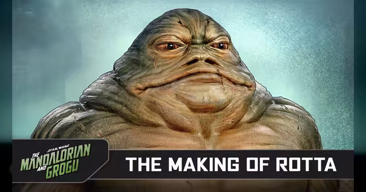 Rotta the Hutt in The Mandalorian and Grogu