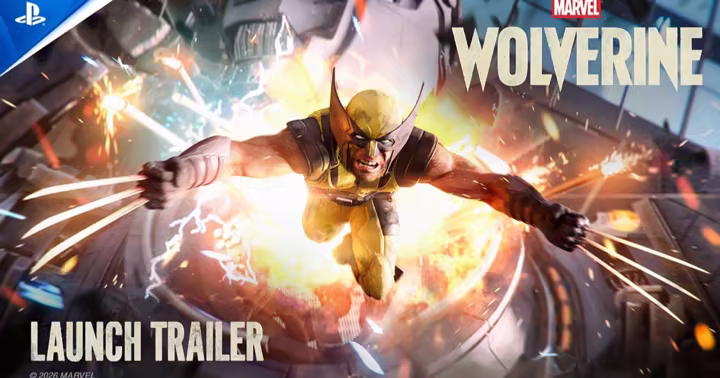Wolverine lunges through an explosion in the official Marvel's Wolverine launch trailer