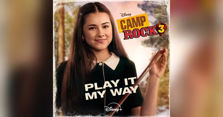 Play It My Way single cover featuring Lumi Pollack and the Camp Rock 3 title