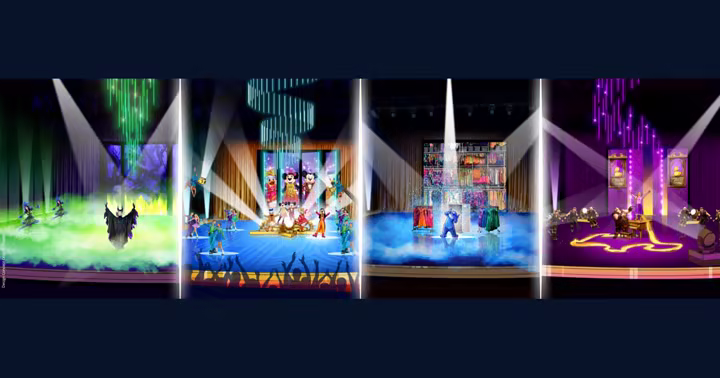 Official concept art for Disney On Ice Spotlight Magic