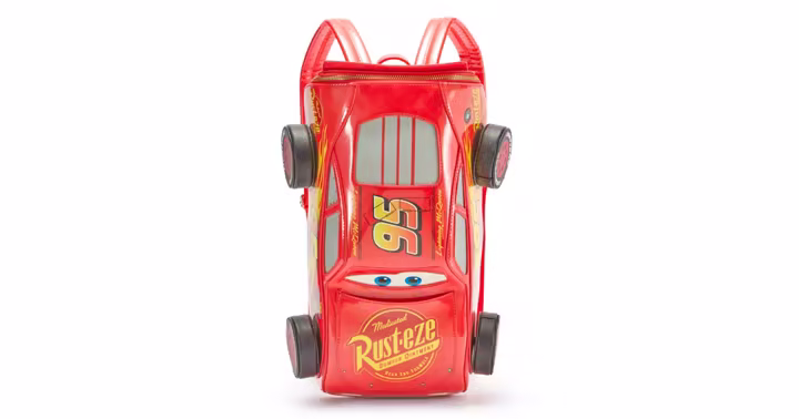 Lightning McQueen Loungefly backpack front