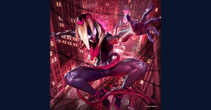 Gwenom in official Marvel Contest of Champions character artwork