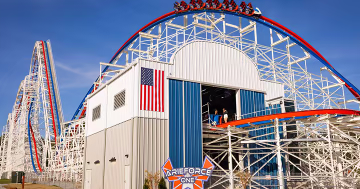 ArieForce One coaster at Fun Spot America Atlanta
