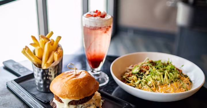 Football-season menu items at NBC Sports Grill & Brew in Universal CityWalk