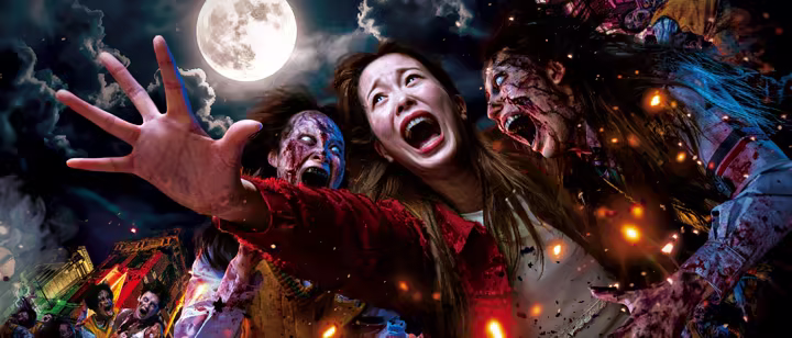 Official promotional artwork for Street Zombies at Universal Studios Japan.