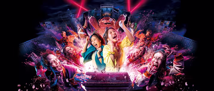 Official promotional artwork for Halloween Horror Nights Academy: 15 Years of Screams.