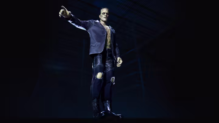 File photo: the Frankenstein’s Monster animated figure for Monsters Unchained at Epic Universe.