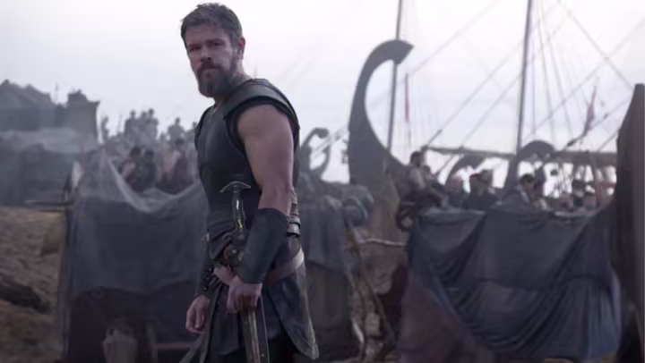 Matt Damon as Odysseus in The Odyssey.