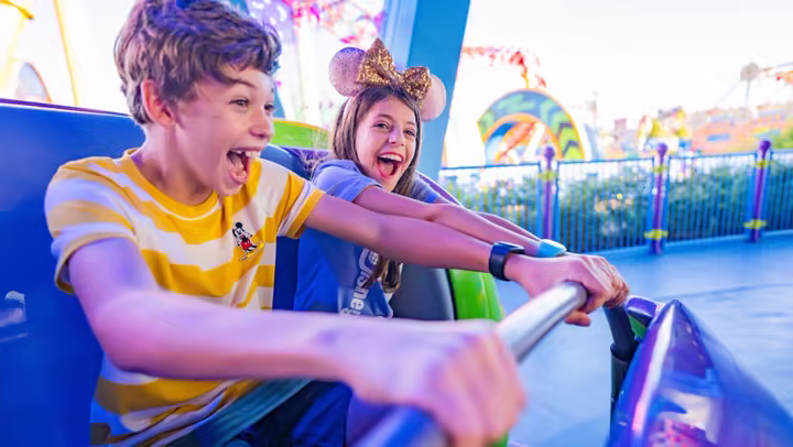 Alien Swirling Saucers ride vehicle at Disney's Hollywood Studios