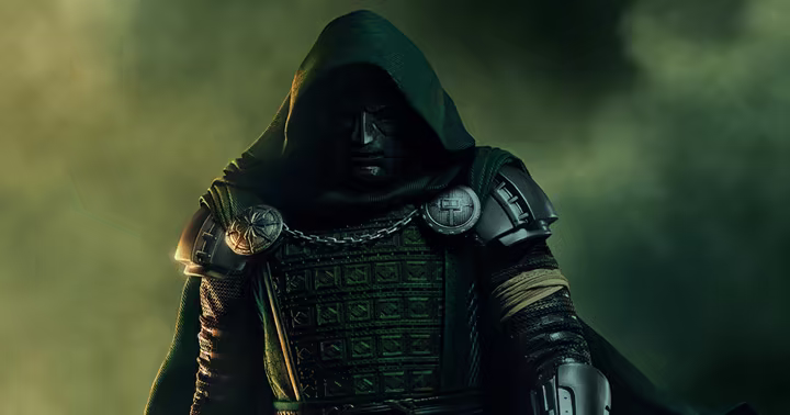 Doctor Doom in the new Marvel Studios Avengers: Doomsday poster