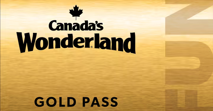 Canada's Wonderland 2026 season pass sale graphic