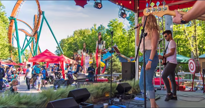 Live entertainment at Canada's Wonderland Celebration Canada