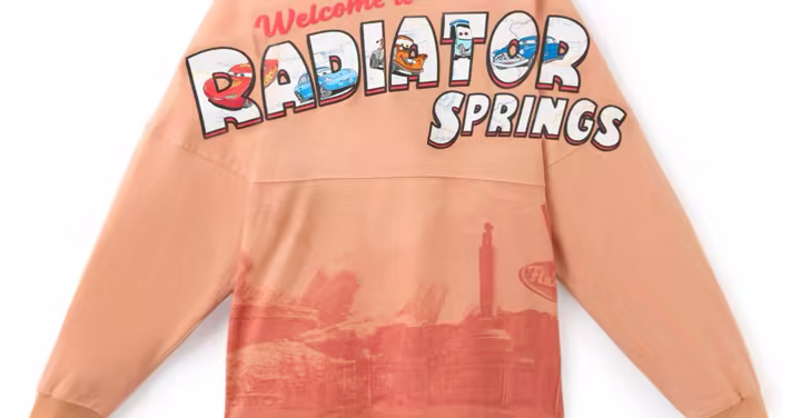 Radiator Springs Spirit Jersey for the Cars 20th Anniversary from Disney Store