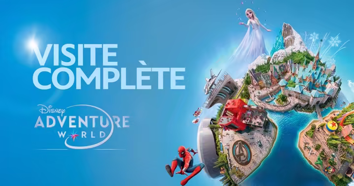 Disney Adventure World full video tour artwork