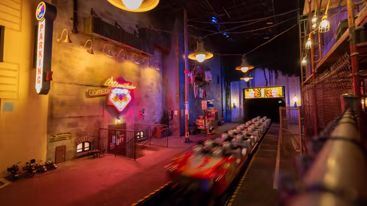 Rock 'n' Roller Coaster Starring The Muppets running during Disney After Hours