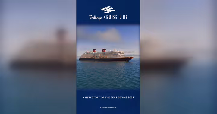 Two Disney Cruise Line ships from a new class scheduled for 2029
