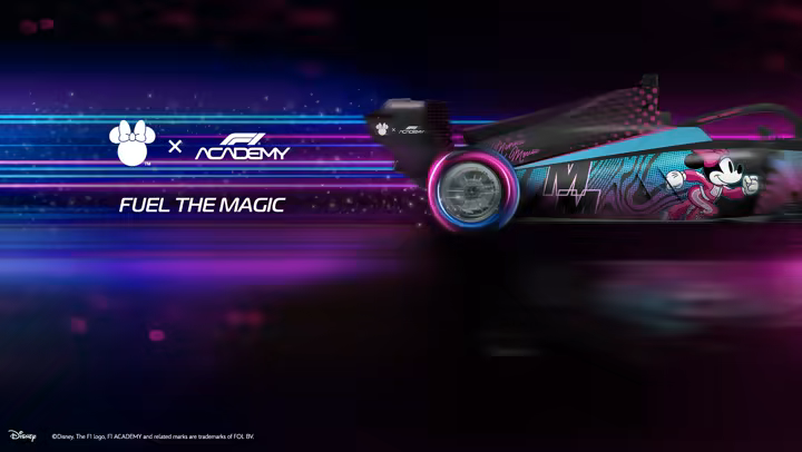 Disney x Formula 1 merchandise collection image from Disney Parks Blog