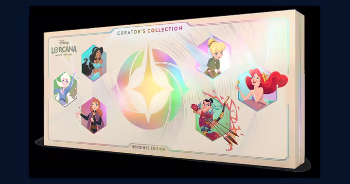 Disney Lorcana Curator’s Collection Heroines Edition box