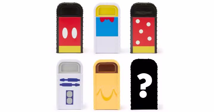 Disney Parks Trash Can Mystery Vinyl Collectible Figures Series 2 lineup
