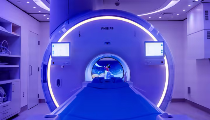 Philips Ambient Experience for MRI room with Disney storytelling visuals