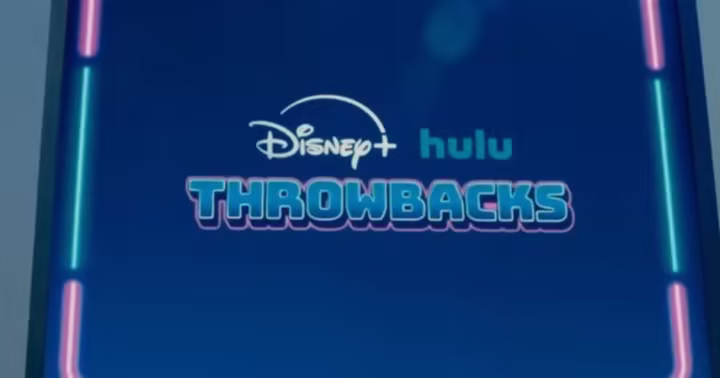Disney+ Hulu Throwbacks Rewind Corner installation in Los Angeles