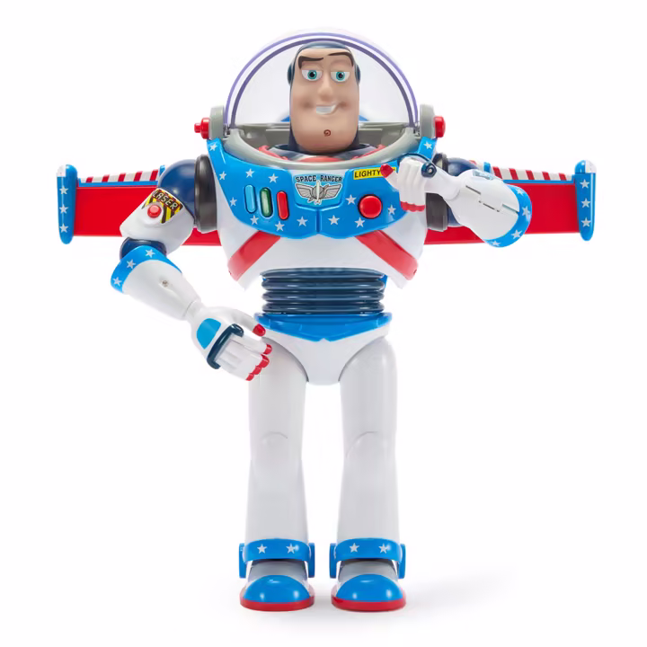 Buzz Lightyear America 250 talking action figure from Disney Store