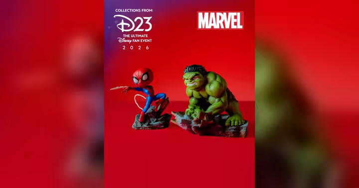 Spider-Man and Hulk Marvel collectibles previewed for D23