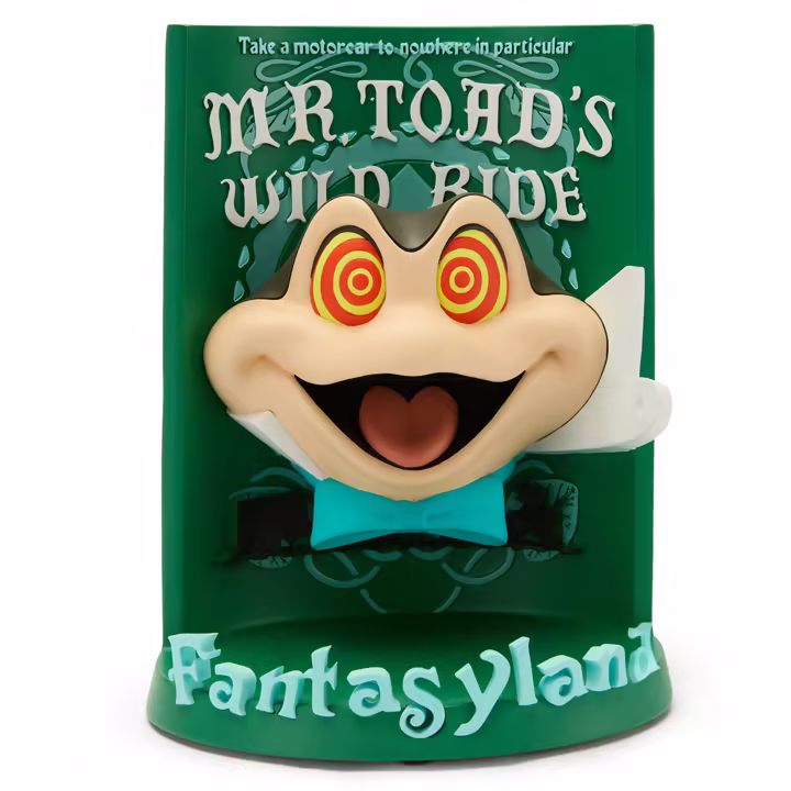 Mr. Toad's Wild Ride 3D Attraction Poster Light-Up Figure from Disney Store