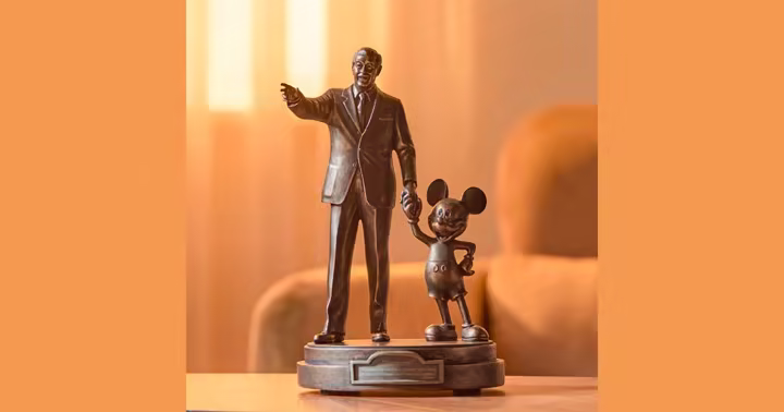 Walt Disney and Mickey Mouse Partners figure from Disney Store