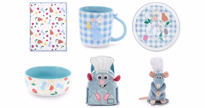 Six new Ratatouille products from Disney Store UK