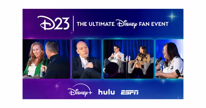 Disney Plus Hulu and ESPN leaders at the 2026 D23 streaming showcase