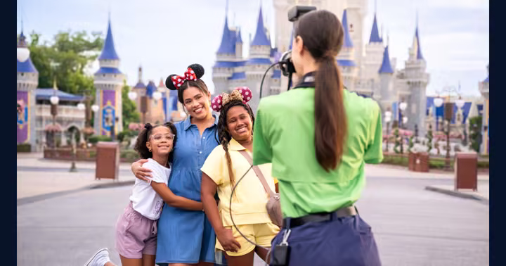 Disney PhotoPass photos from Walt Disney World parks, attractions, and portrait sessions